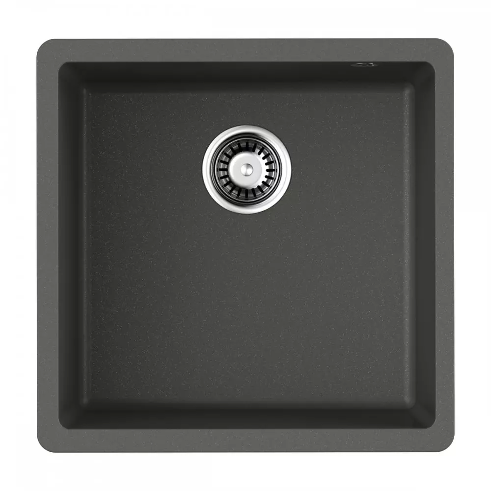 Фото Гранитная мойка Omoikiri Bosen 44-U-PL Tetogranit/платина