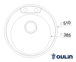 Превью картинка Металлическая мойка Oulin OL-R510 #4