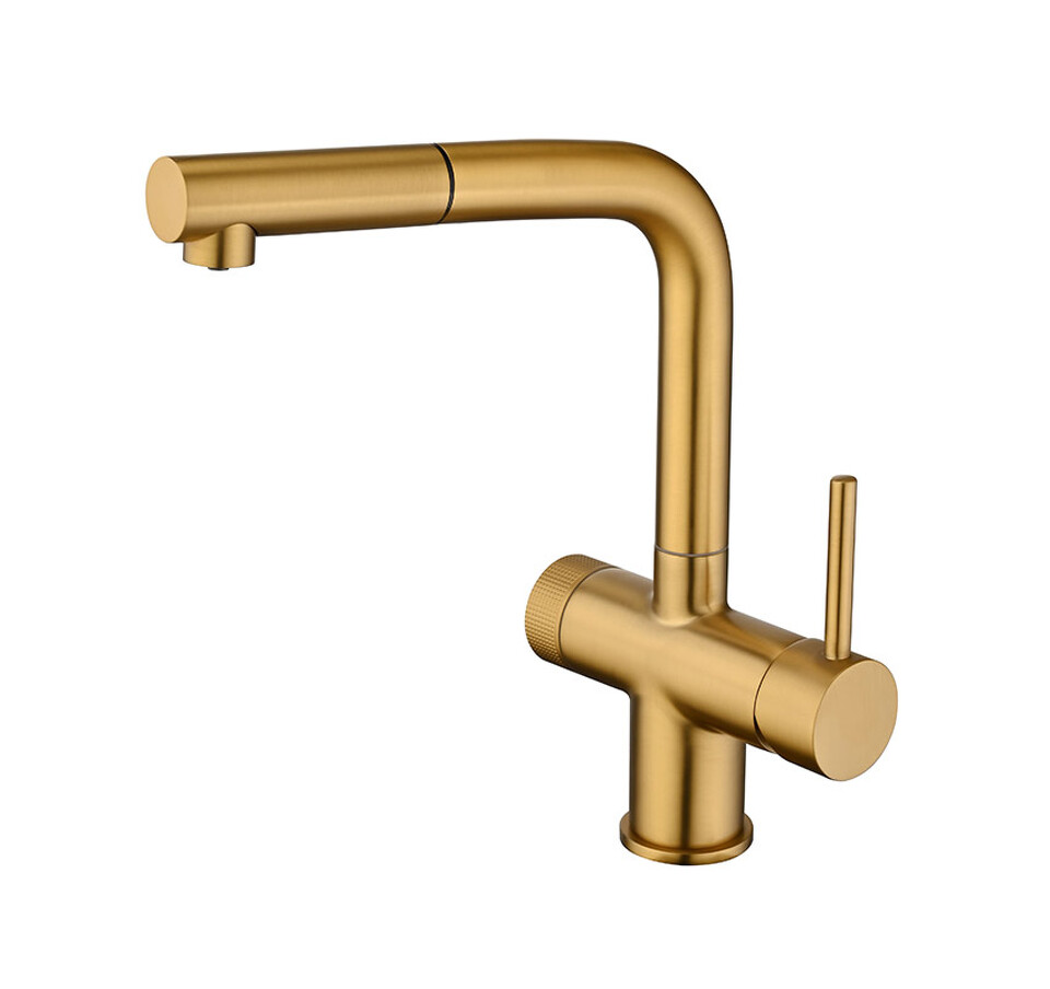 Фото Смеситель для кухни EMAR ЕС - 7026 PVD Golden