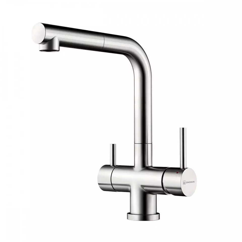 Фото Смеситель для кухни Omoikiri Takamatsu-S-BN латунь/нержавеющая сталь