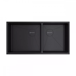 Превью картинка Металлическая мойка Omoikiri Taki 85-2-LB-U/IF Side-GB нерж. сталь/графит #1