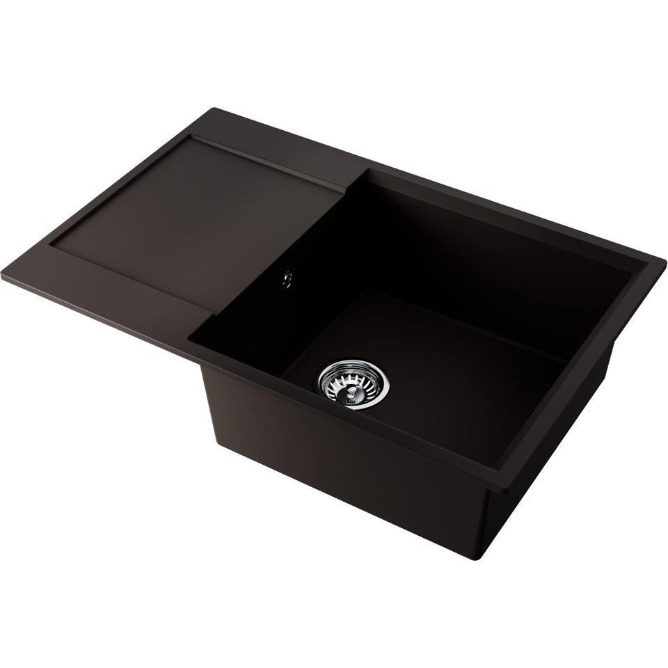 Фото Гранитная мойка Omoikiri Daisen 78-LB-ES Artgranit/espresso