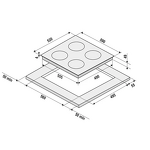 Превью картинка Электрическая варочная панель KRONA ZAUBER 60 BL TK #14