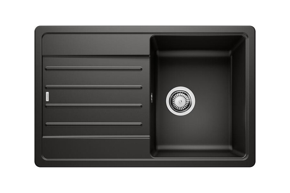 Фото Гранитная мойка Blanсo LEGRA 45 S SILGRANIT черный