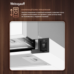 Превью картинка Встраиваемая вытяжка Weissgauff TEL 600 2M White Glass #16