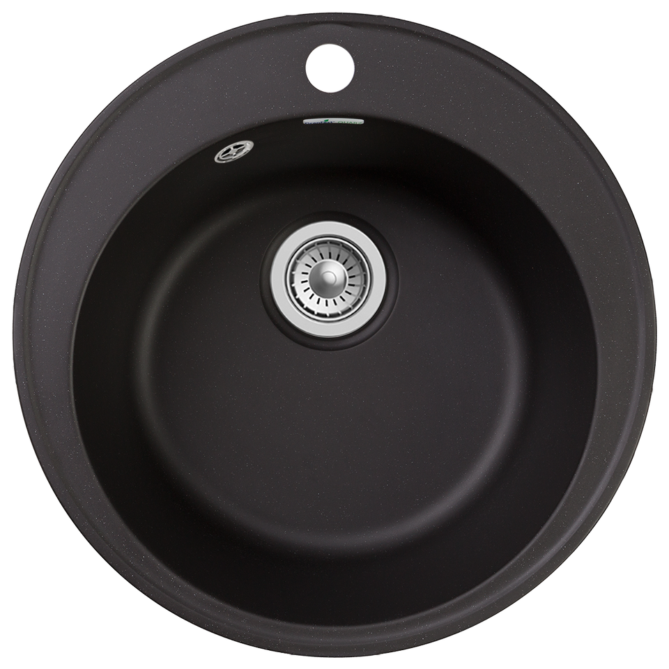 Фото Кварцевая мойка GranFest GF-QUARZ 08 Черный