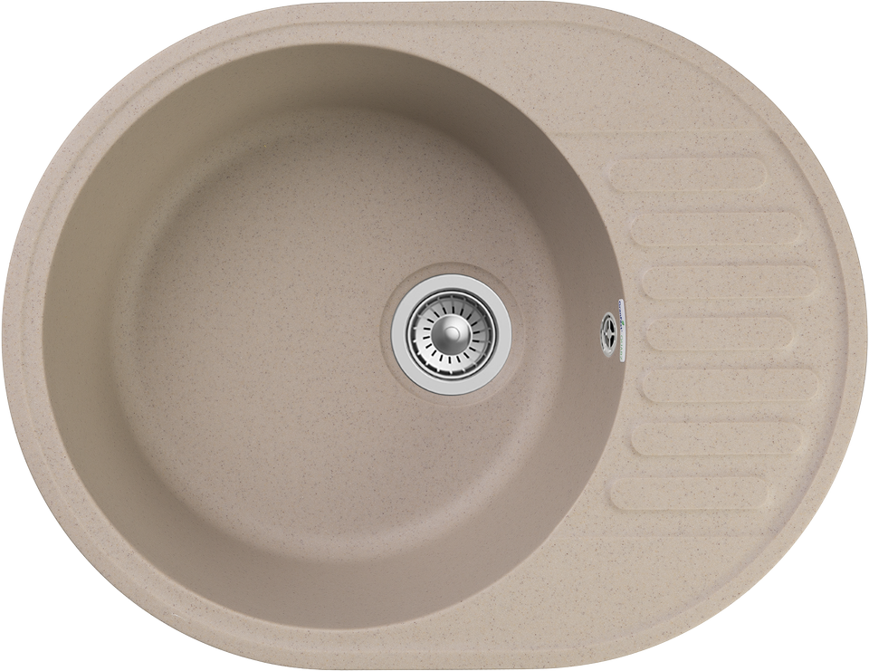 Фото Кварцевая мойка GranFest GF-QUARZ 58 Песочный