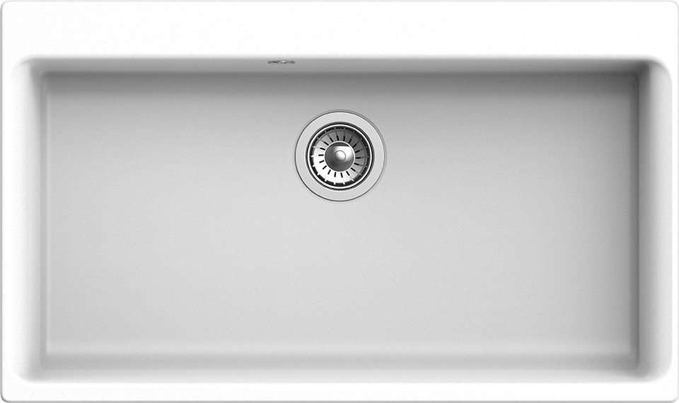 Фото Кварцевая мойка Rivelato AXEL 90 1-чаша 870*520мм brina