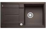 Превью картинка Гранитная мойка Blanсo METRA 5 S-F SILGRANIT PuraDur кофе, с клапаном-автоматом #1