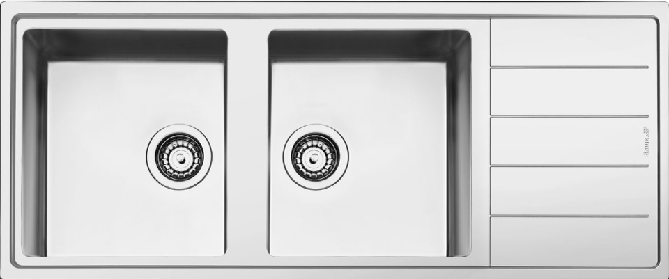 Фото Металлическая мойка Smeg LDR116-2