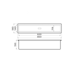 Превью картинка Сушка для посуды Omoikiri DRY-03 PRO WH #2