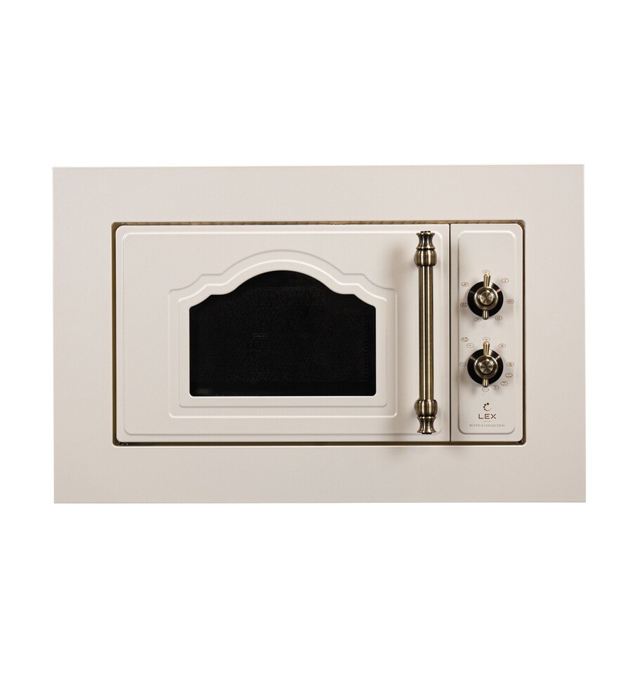 Фото Печь микроволновая встраиваемая Lex BIMO 20.01 C IV Light (Белый Антик)