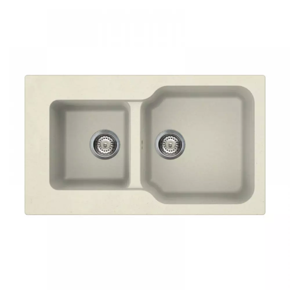 Фото Гранитная мойка Omoikiri Maru 86-2-BE Tetogranit/ваниль