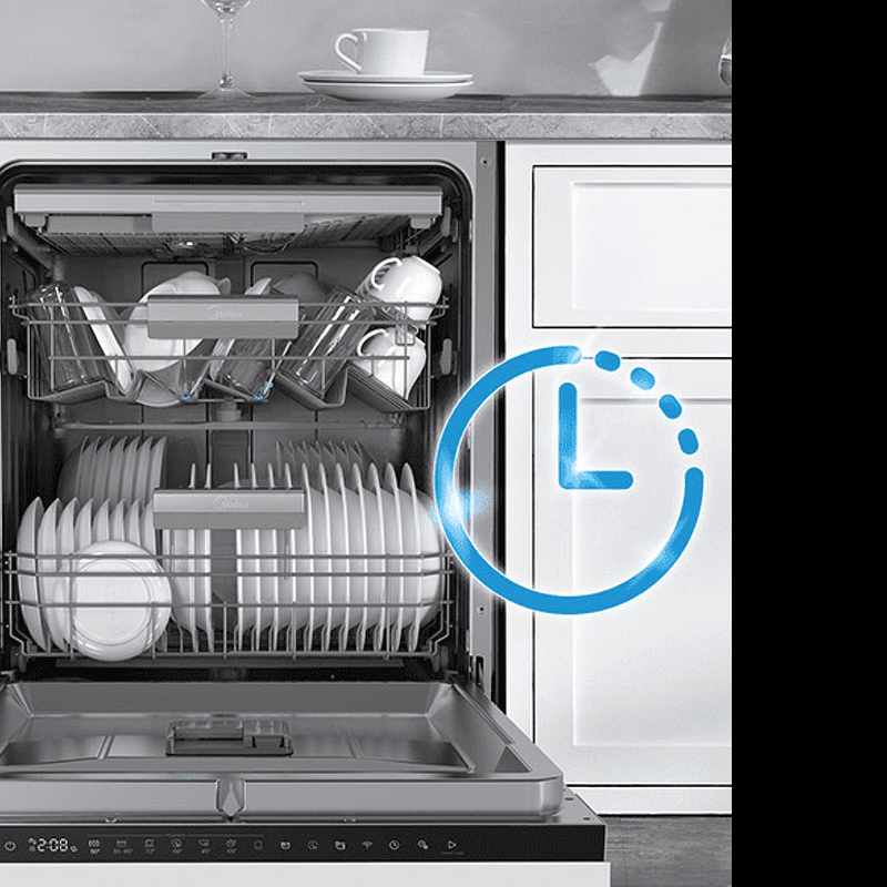 Преимущества Посудомоечная машина 60см встраиваемая Midea MID60S340i