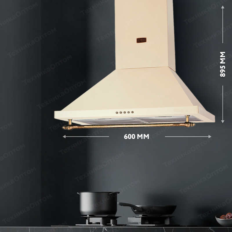 Преимущества Купольная вытяжка Körting KHC 6750 RB