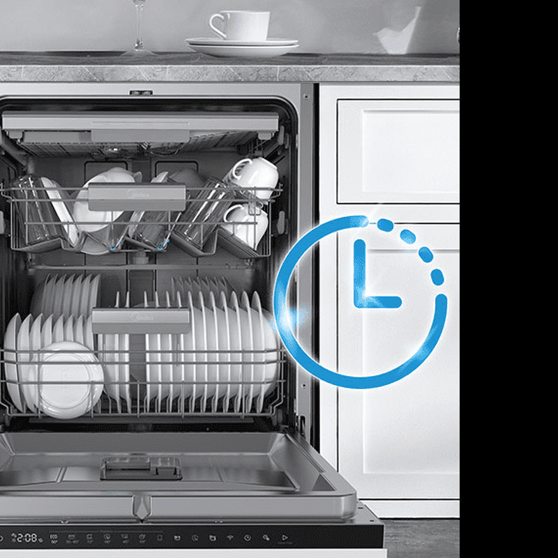 Преимущества Посудомоечная машина 60см встраиваемая Midea MID60S140i